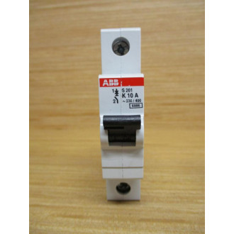 ABB S201-K10 10A Circuit Breaker S201-K10A ~230400V (Pack of 5) - Used