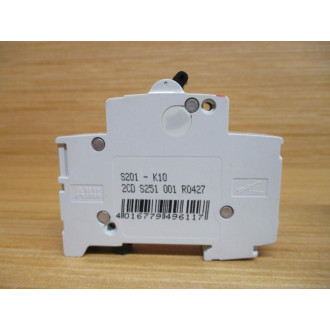 ABB S201-K10 10A Circuit Breaker S201-K10A ~230400V (Pack of 5) - Used