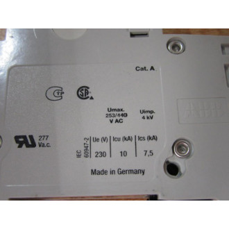 ABB S201-K15 15A Circuit Breaker S201-K15A - New No Box
