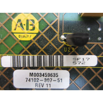 Allen Bradley 74102-307-51 Circuit Board 7410230751 - Used