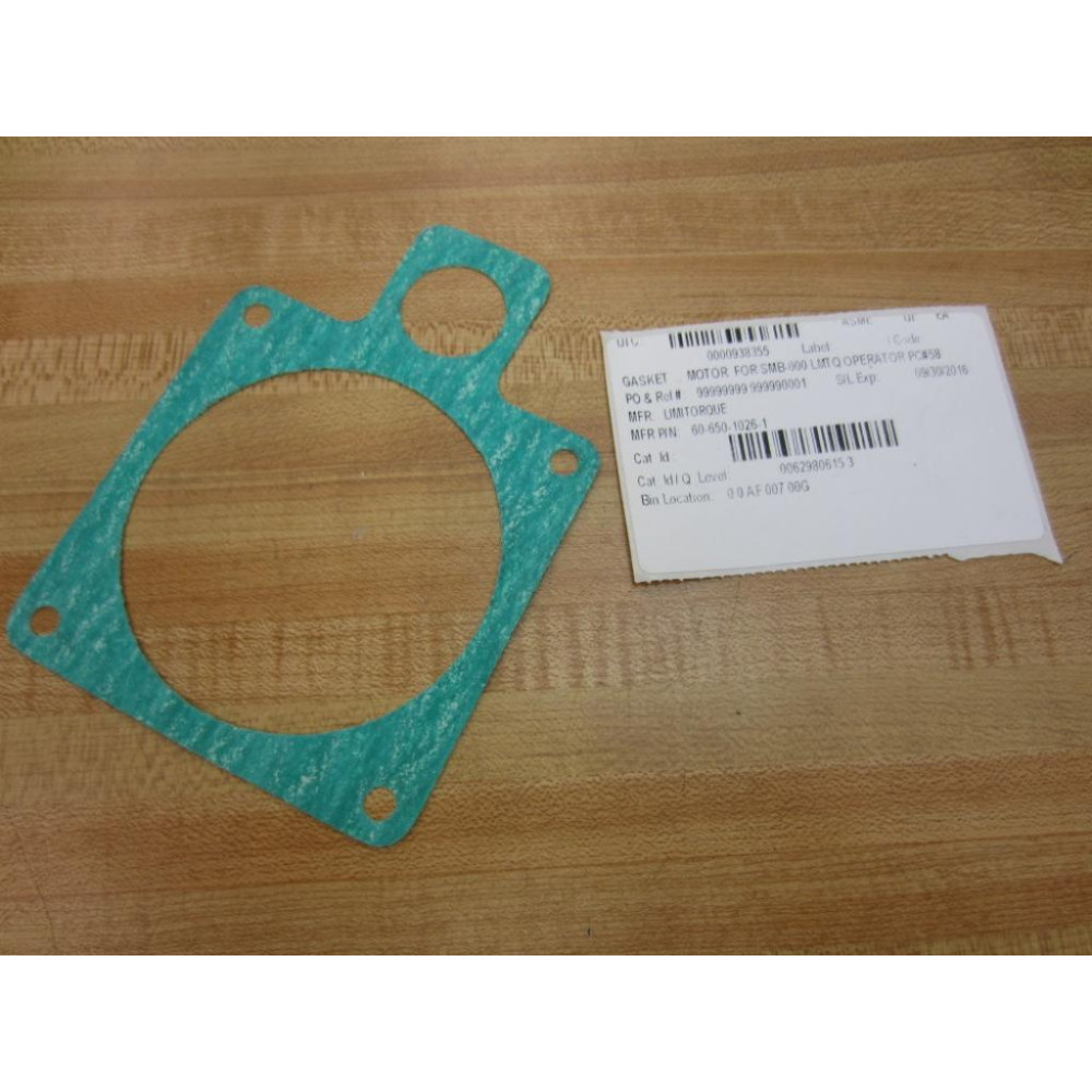 Limitorque 60-650-1026-1 Motor Gasket 6065010261 - New No Box
