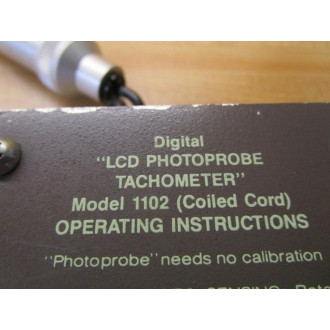 MC Instruments 1102 Digital Tachometer - Used