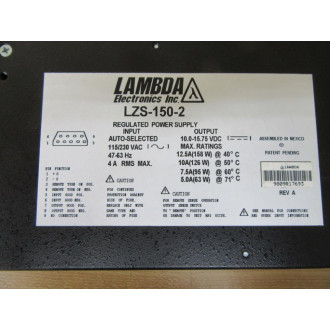 Lambda LZS-150-2 Regulated Power Supply LZS1502 - Used