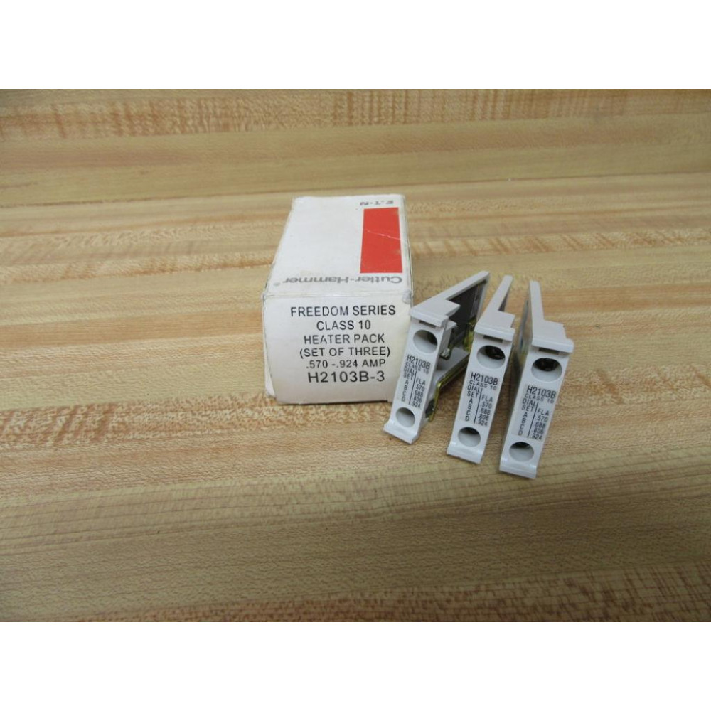 Cutler Hammer H2103B-3 Heater Coil Pack H2103B3 (Pack of 3)