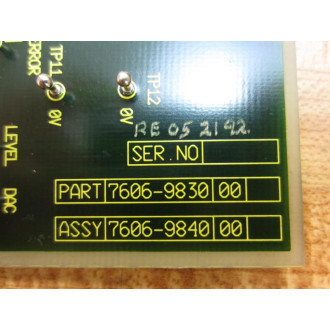 HAM 7606-9830-00 GMB Test Point PCB 7606983000 - New No Box