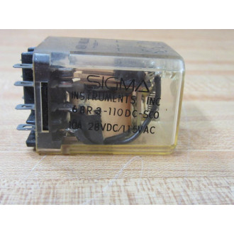 Sigma 68R3-110DC-SCO Relay 68R3-110DC-SC0 - Used