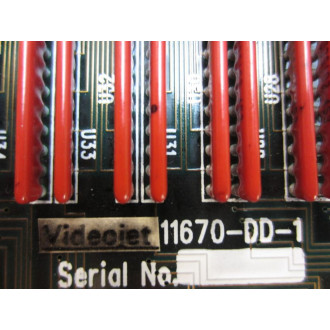 Video Jet 11670-DD-1 Circuit Board 11670PL - Used