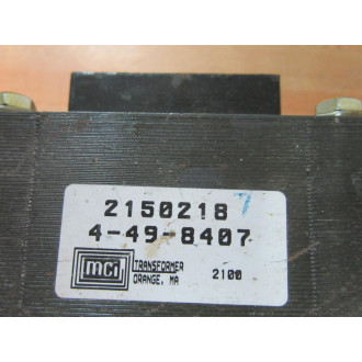 MCI 4-49-8407 Transformer 2150218 - Used