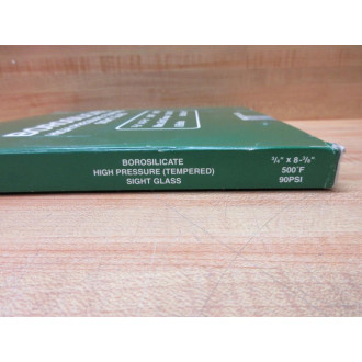 Maxos 8.51.191 Sight Glass 8488 34" x 8-38" Etched Edges