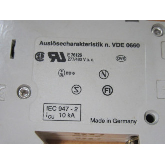 ABB S272-K20A 20A Circuit Breaker S272K20A - Used