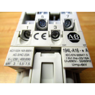 Allen Bradley 194L-A16-1754 On-Off Switch 194LA161754