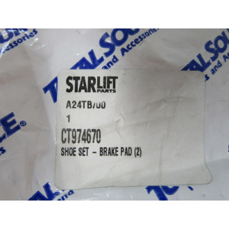 Starlift CT974670 ShoeBrake Pad Set A24TB00