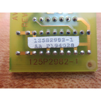 Taylor Electronics 125S2982-1 PLC Add-On Board 125S29821 - New No Box