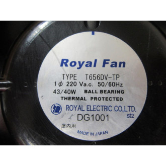 Royal Electric T656DV-TP Cooling Fan T656DVTP - Used