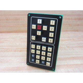 Fuji Machine 8703-0 Tenkey Board 87030 wo 3 Key Tops - Used