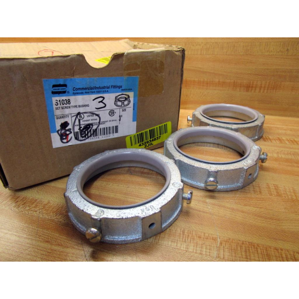 Crouse & Hinds S1038 3" Bushing (Pack of 3)