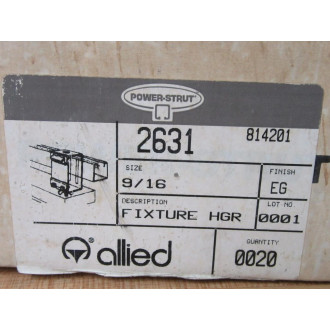 Power Strut PS-2631 Swing Gate Fixture Hanger 2631 (Pack of 16)