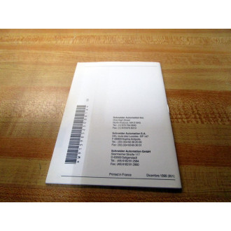 Schneider TSX RKYTSX PSY Premium PLCs Manual TSXRKYTSKPSY French Ver. - Used