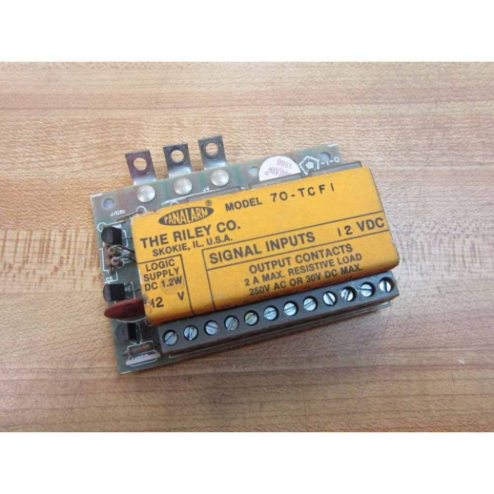 Panalarm 70-TCFI Relay Alarm Board 70TCFI - Used