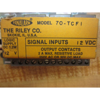 Panalarm 70-TCFI Relay Alarm Board 70TCFI - Used