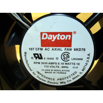 Dayton 6KD76 AC Axial Fan - Used