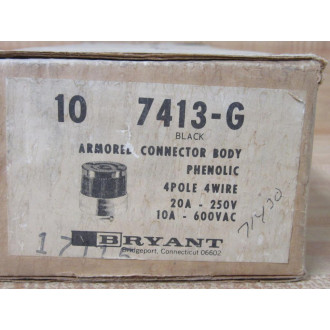 Bryant 7413-G Armored Connector Body 7413G (Pack of 10)
