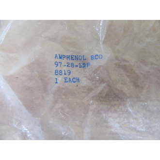 Amphenol 97-28-15P Circular Connector Assy 972815P Connector Tops + Pins Only