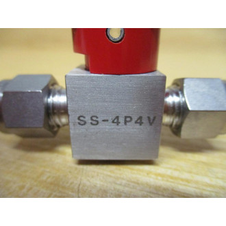 Swagelok SS-4P4V Nupro Plug Valve SS4P4V - New No Box
