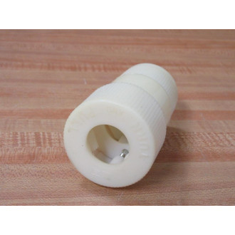 Bryant 7314 White Locking Nylon Connector Body (Pack of 10)