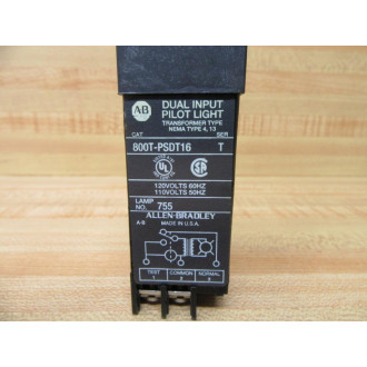 Allen Bradley 800T-PSDT16W Dual Input Pilot Light 800TPSDT16W