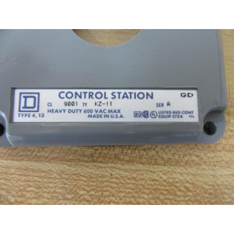 Square D 9001-KZ-11 Control Station Shallow Cover 9001KZ11