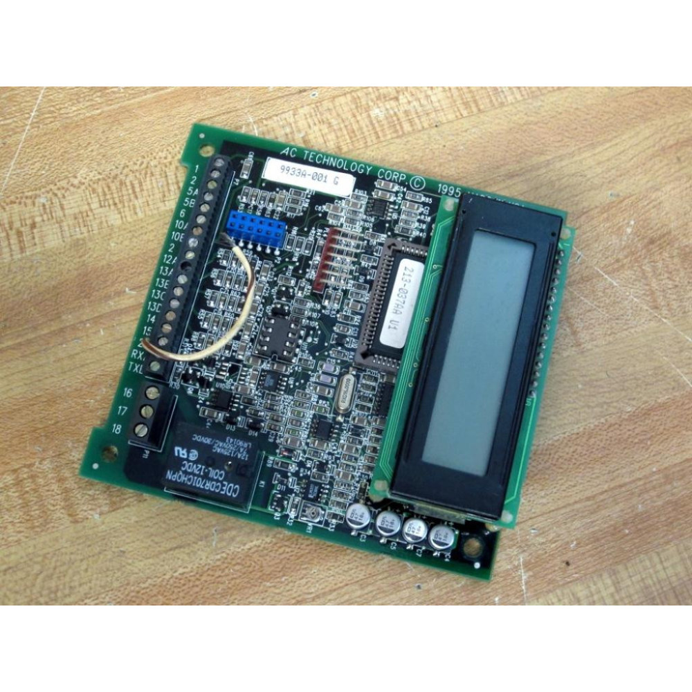 AC Technology 9933A-001 Circuit Board WDisplay 9933A001 - Used