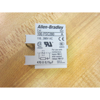 Allen Bradley 100-FSC280 Surge Suppressor 100FSC280 Ser A