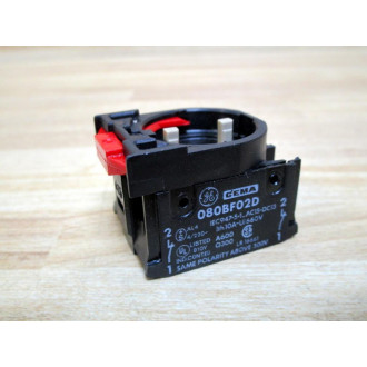 GE General Electric 080BF02D Contact Block
