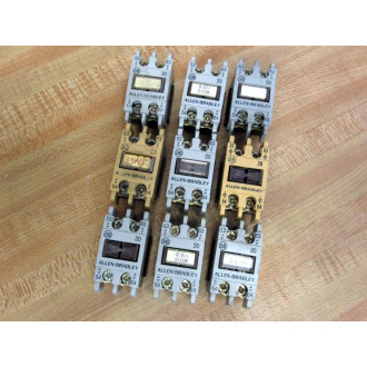 Allen Bradley 195-FA20 Auxiliary Contact 195FA20 Ser A (Pack of 9) - Used