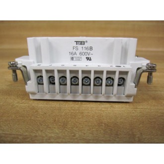 Thomas & Betts FS-116B Connector Female Insert  FS116B - New No Box