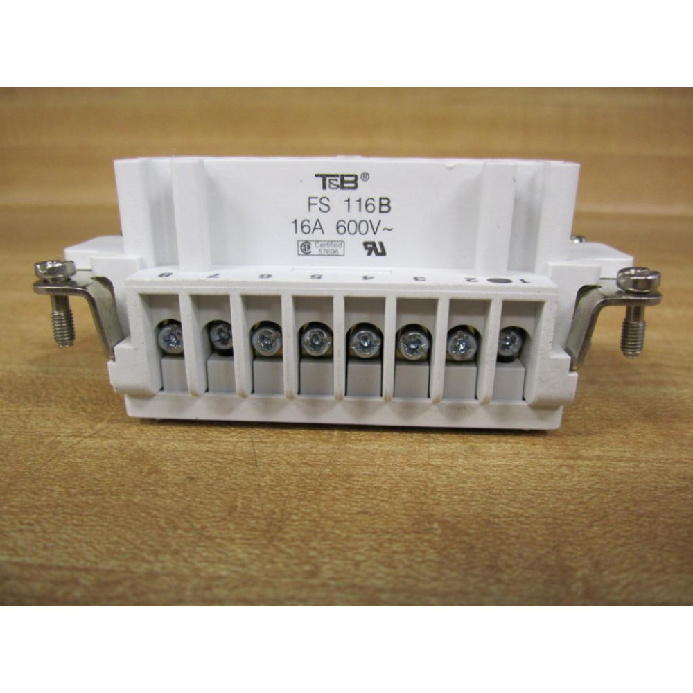 Thomas & Betts FS-116B Connector Female Insert  FS116B - New No Box
