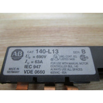 Allen Bradley 140-L13 Terminal Link 140L13 Ser.B - New No Box