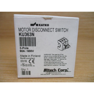 Katko KU363N Motor Disconnect Switch