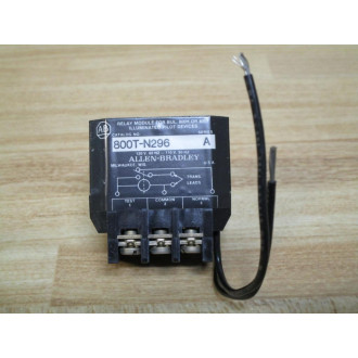 Allen Bradley 800T-N296 Relay Module