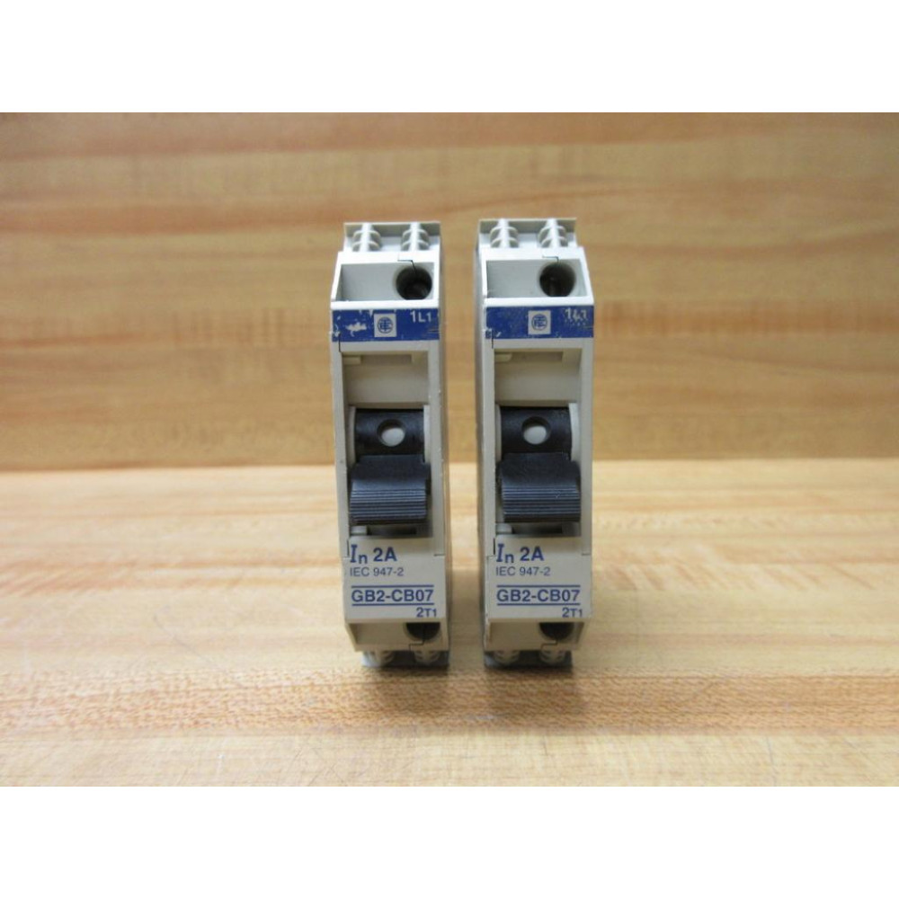 Telemecanique GB2-CB07 Circuit Breaker (Pack of 2) - Used