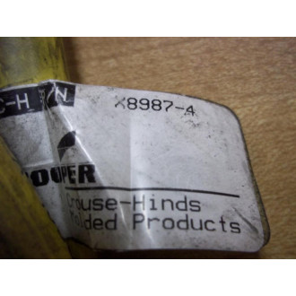 Crouse & Hinds X8987-4 Long Cordset 11" Long Cordset - Used
