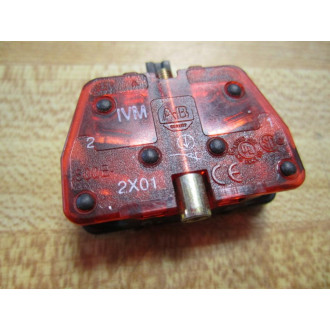 Allen Bradley 800E-2X01 Contact Block 800E2X01 Series A (Pack of 2) - Used
