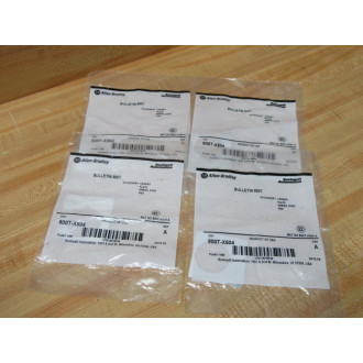 Allen Bradley 800T-X504 "Emerg Stop" Plate 800TX504 (Pack of 4)