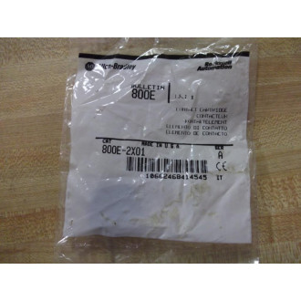 Allen Bradley 800E-2X01 Contact Block 800E2X01 Series A