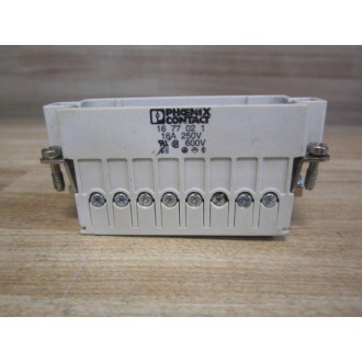 Phoenix Contact 16 77 02 1 Connector 1677021 - Used