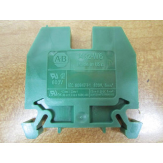 Allen Bradley 1492-W6 Terminal Block 1492-W6G Green (Pack of 25)