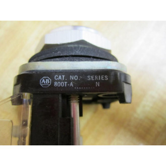 Allen Bradley 800T-A Button Black w800T-XA - Used