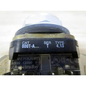Allen Bradley 800T-A Button Red w800T-XA Contact Block (Pack of 3) - Used