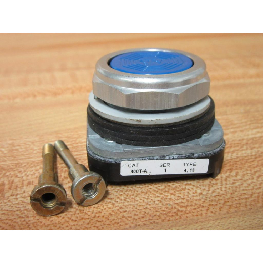 Allen Bradley 800T-A Button Blue WAccessories (Pack of 2) - New No Box